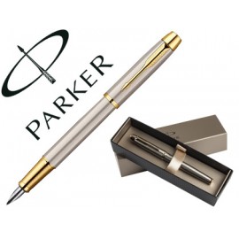 PLUMA PARKER IM ACERO PULIDO GT