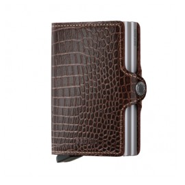 TWINWALLET AMAZON MARRON