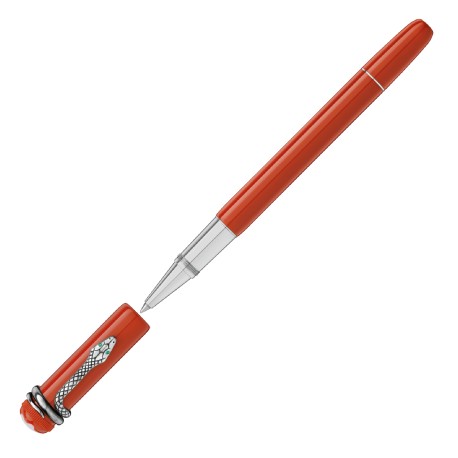 Rollerball MontBlanc Rouge et Noir Coral