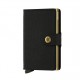 MINIWALLET CRISPLE NEGRO-ORO