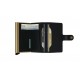 MINIWALLET CRISPLE NEGRO-ORO