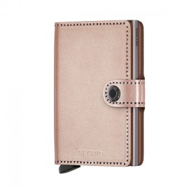 MINIWALLET METALLIC ROSE