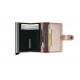 MINIWALLET METALLIC ROSE