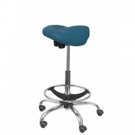 Taburete Pony en Similpiel Azul