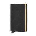 SLIMWALLET CRISPLE NEGRO-ORO