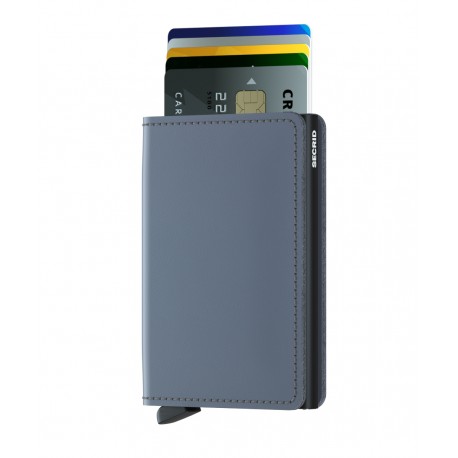 SLIMWALLET MATE GRIS-NEGRO