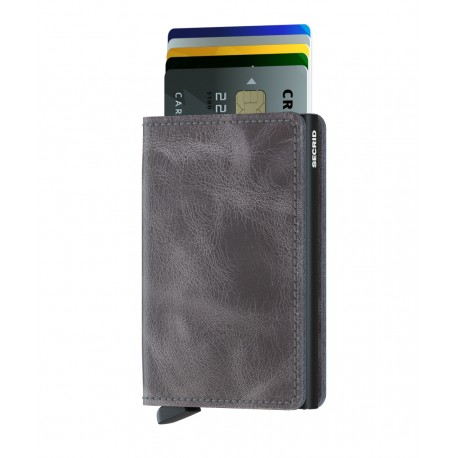 SLIMWALLET VINTAGE GRIS-NEGRO