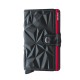 MINIWALLET PRISMA NEGRO ROJO