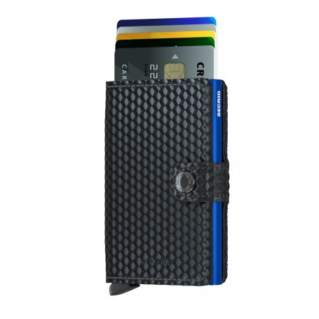 MINIWALLET CUBIC NEGRO AZUL