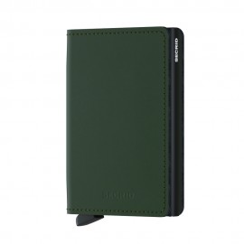 SLIMWALLET MATTE VERDE-NEGRO