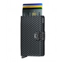 MINIWALLET CUBIC NEGRO