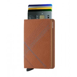 SLIMWALLET STITCH LINEA CARAMELLO