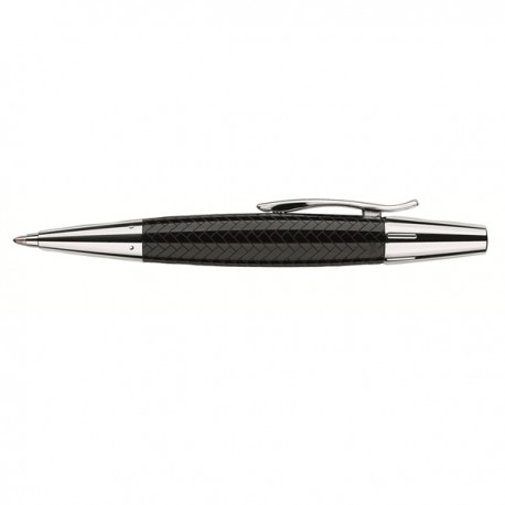 Bolígrafo e-motion resina trenzado negro