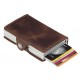 TWINWALLET VINTAGE MARRON