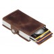 TWINWALLET VINTAGE MARRON