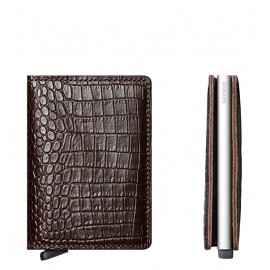 SLIMWALLET AMAZON MARRON